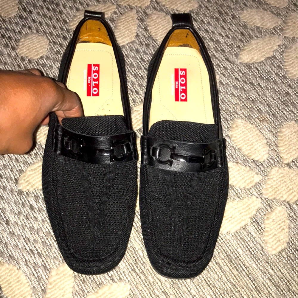 SOLO LOAFERS FERRAGAMO STYLE MENS SIZE 10